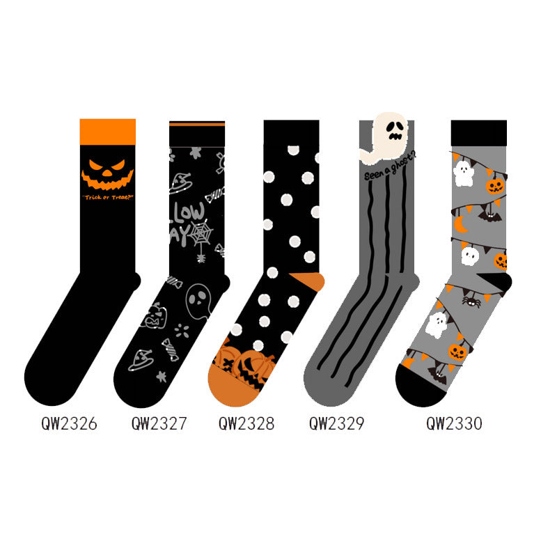 Halloween Cotton Socks Man And Woman